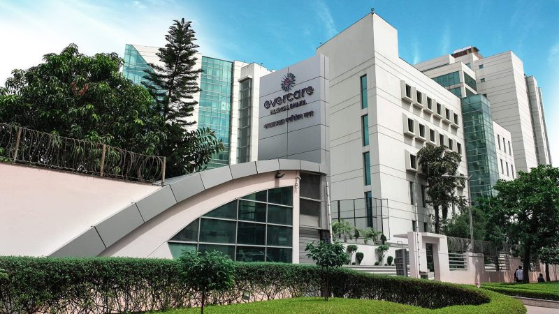 Hospital Name : Evercare Hospital Dhaka Address: Plot: 81, Block: E, Bashundhara R/A, Dhaka 1229, Bangladesh PABX: (02) 8431661- 5 Information Desk: (02)-8431661 Ext: 3333 Admission Desk: (02)-8431661 Ext: 1091 & 2112 Hotline: 10678